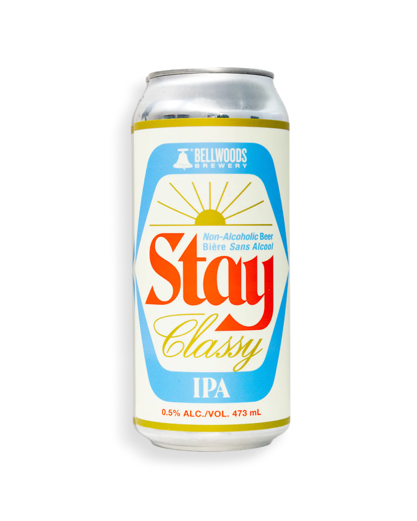 Can of non Alcohlic stay classy