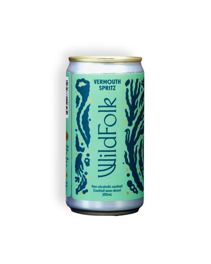 Can of WildFolk Vermouth Spritz on a white background