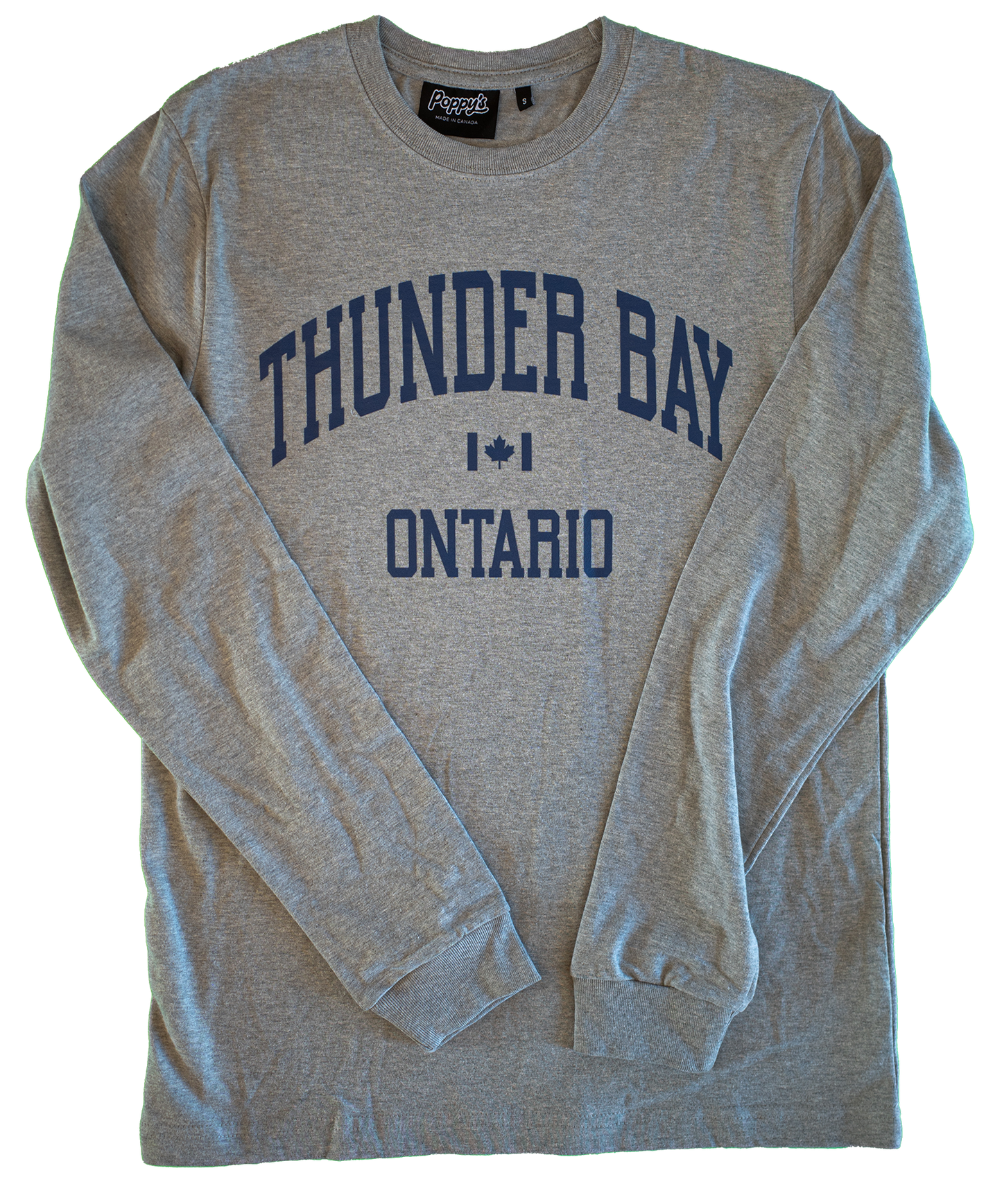 Thunder Bay Grey Shirt with Blue Ink