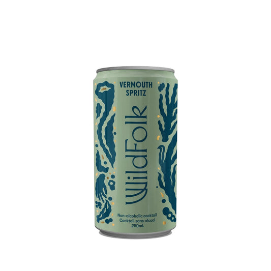 Can of WildFolk Vermouth Spritz on a white background